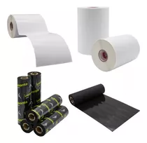 Kit 10 Rls Etiqueta 10x15 100x150 Couche Serrilha + 5 Ribbon