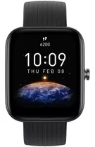 Smartwatch Amazfit Bip 3 Pro 1.69  Caixa De  Plástico  Preta, Pulseira  Black