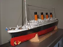 Surpreendente Papercraft Lendario Navio Titanic Escala 1:200