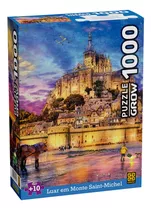 Puzzle 1000 Peças Luar Em Monte Saint-michel