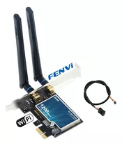 Placa Pci-e Wi-fi Dual Band Bluetooth 4.0 Fenvi Fv Ac1200