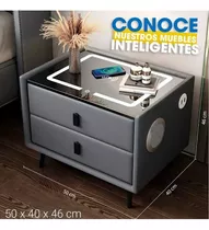 Mesita De Noche Inteligente Led, Mueble Inteligente Led