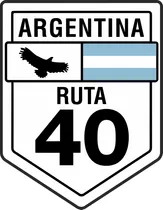 Calco Ruta 40 Argentina Vinilo Plotter