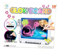 Pizarra Glowboard Mágica C/ 6 Marcadores - Vamos A Jugar