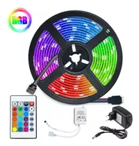 Rolo 5m Fita Led 5050 Rgb Teto Gesso Sanca Diversas Cores