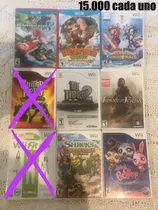 Juegos Wii Y Wii U 15.000 Cada Uno