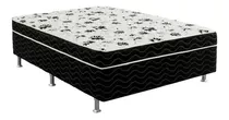 Cama Box Ortobom Union Ortopedico  Solteiro De 188cmx88cm Preto