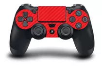 Skin Para Controles Ps1, Ps2, Ps3 Y Ps4 Fibra De Carbono