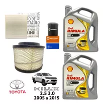 Kit Service Toyota Hilux 3.0 2.5 + Aceite Rimula Y Filtros