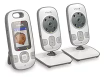 Vtech Bvgy Video Baby Monitor Con 2 Cámaras Y Visión Automát