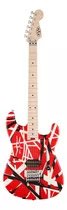 Evh Striped Serie Guitarra Electrica Negro Rojo Blanco