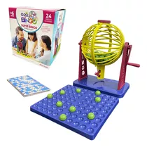 Jogo Bingo Com 24 Cartelas E Dispenser De Bolinhas