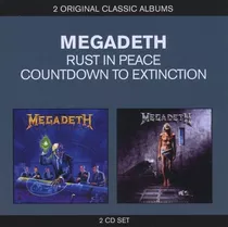 Cd Megadeth - Rust In Peace / Countdown To Extinction 02 Cds