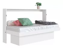 Mini-cama Young Articulável Com Mesa De Estudo Branco - Art