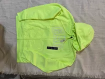  Gap Buzo Canguro Con Cierre . Original Usa.  Amarillo Fluo 