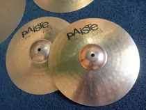 Platillos Para Bateria Hi-hat Paiste 201 14  (como Nuevos)