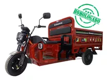 Triciclo Eléctrico De Carga Leko Modelo Jdsl 160 Color Rojo