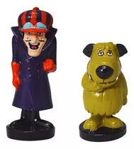 Dick Vigarista E Muttley, Boneco Em Resina