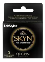 Preservativos Lifestyles Condones Skyn Original Sin Látex X3