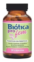 Biótica® Pro Fem X 30 Cápsulas | Probióticos + Prebióticos