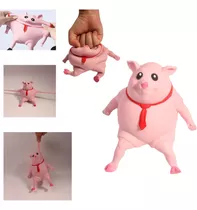 Squishy Boneco De Porco Animais Anti Stress De Apertar