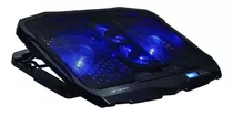 Base P/ Notebook Tela Até 17,3 , C/ 4 Coolers Led Azul, Usb