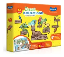 Brasil E Seus Estados Quebra Cabeça Educativo Toyster