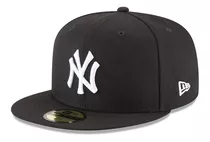 New Era Gorra New York Yankees Blk Mlb 59fifty Visera Plana