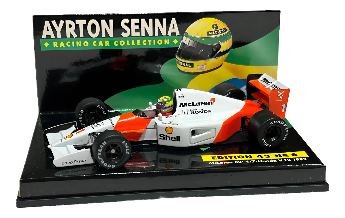 43 Ayrton Senna Racing Car Collection Lang Minichamps 1 | Mercado