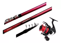 Combo Pesca Shimano Caña Stimula 4.20mt Reel Sienna 2500fd