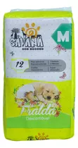 Fralda Descartável Pet 40cm M 12 Unidades Savana