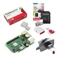  Raspberry Pi3 / Dissipadores / Case / Fonte / Sd 32gb