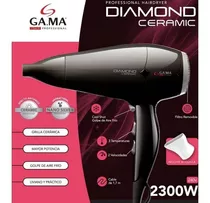 Secadora De Cabello Gama 2300w Cerámica Color Negro