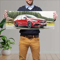 Cuadro 30x80cm Auto 2016 Mercedes Amg Cla 45 Sho 564