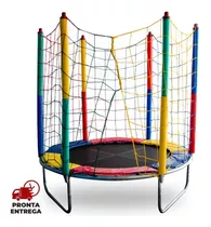 Cama Elástica Pula Pula 1,40 Infantil Cor Preto