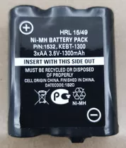 Bateria Recargable 1532 Ni-mh 3.6v 1300mah Motorola Radio T500 T600 800 Kebt-1300
