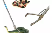 Pinça Retrátil Capturar Cobra Répteis Cobras Serpentes
