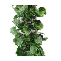 Meiliy 8 Ft Artificial Verde Cadena Ivy Hojas De Vid De Uva 