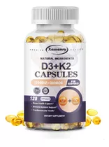 Vitamina D3 + K2 5000ui 120caps - g a $632