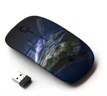 Koolmouse [ratón Computadora Inalámbrico Óptico 2.4g] [earth