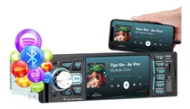 Som Automotivo Mp3 Mp5 Player Multimidia 1 Din 4  Bluetooth