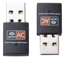 Adaptador Receptor Wi-fi Usb 5ghz Dual Band Ate 600mbps