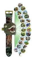 Reloj Proyector Dinosaurios 24 Imágenes Juguete Niños Fiesta