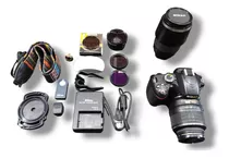  Nikon Kit D3200 + Lente 18-55mm Vr Dslr Color Negro