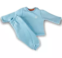 Conjunto Moletom Bebê Menino Calça E Blusa Confort