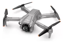 Drone Kfplan 3 Kf610 3.0 Con Dual Cámara Hd Gris 2.4ghz 3 Baterías