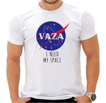 Camiseta Vaza Não Invada Meu Espaço Nasa Naza Meme Moda L94