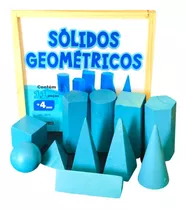 Brinquedo Pedagogicos Sólidos Geométricos 11 Peças Educativo