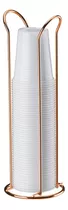 Suporte Porta Copos De Água 200ml Rosé Gold 1148rg Future