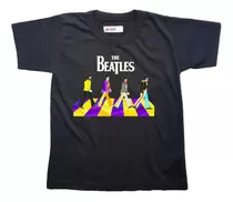 Remera The Beatles Abbey Road Niño